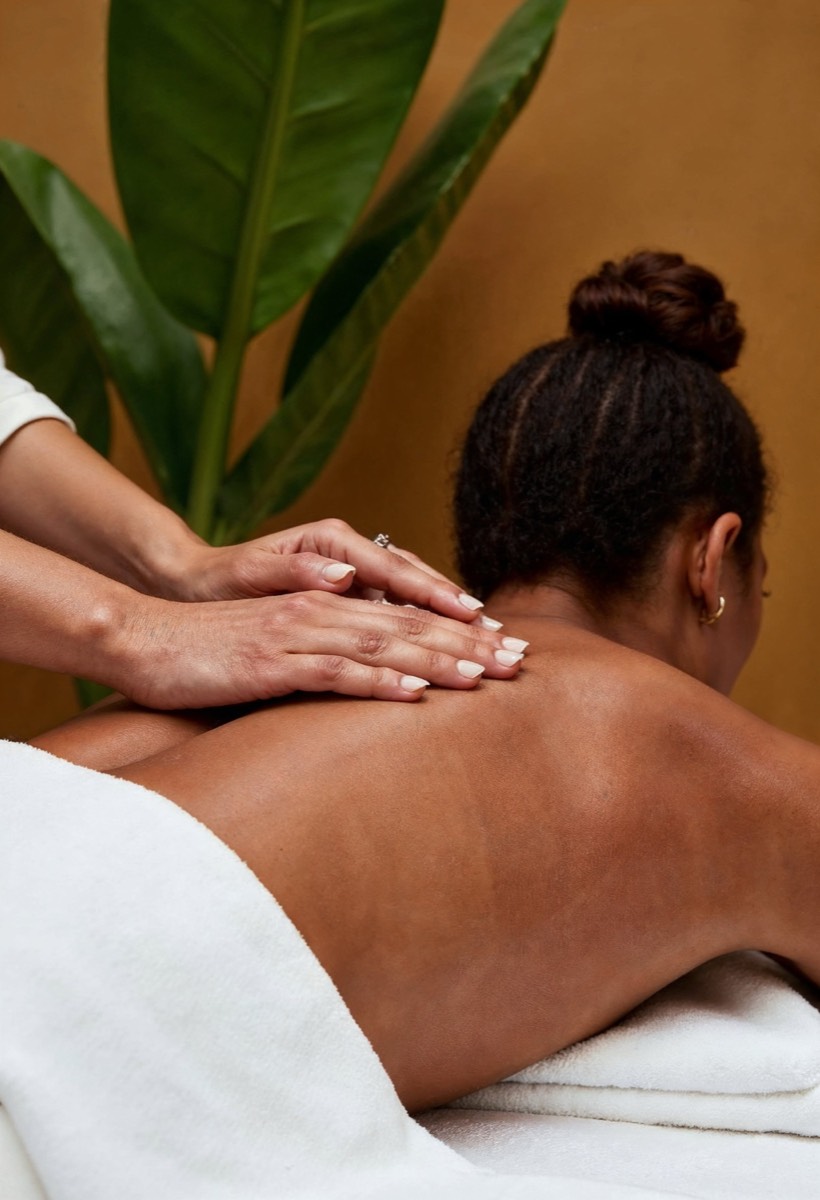 A therapist at Elysian Serene Spa